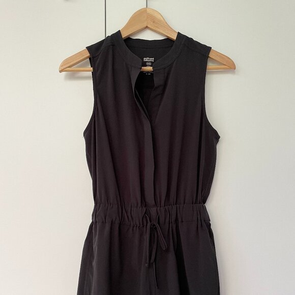 Girlfriend Collective Stretch Woven Sleeveless Romper XXS - Picture 2 of 5
